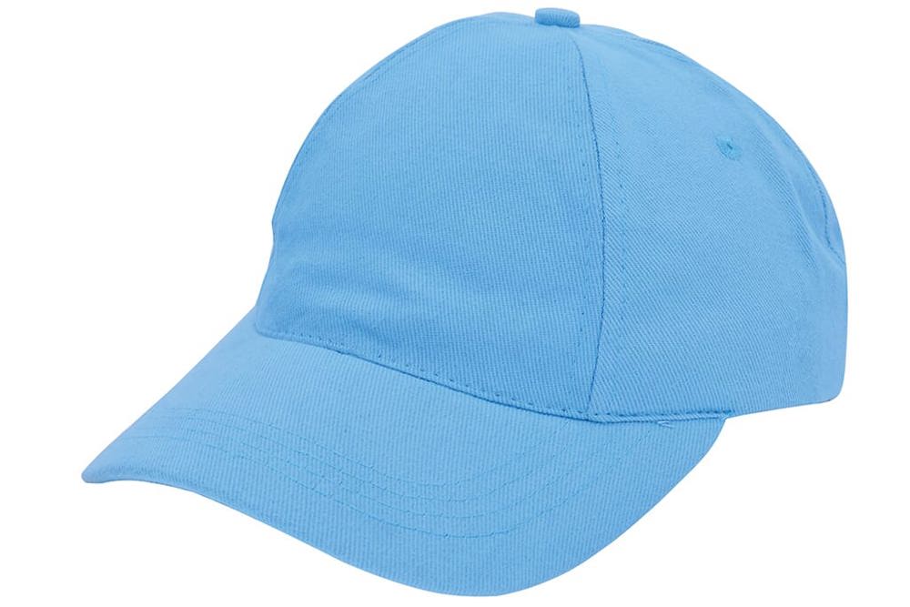 Brushed promo cap - met logo of onbedrukt bestellen - Lichtblauw (PMS 292c) / Lichtblauw