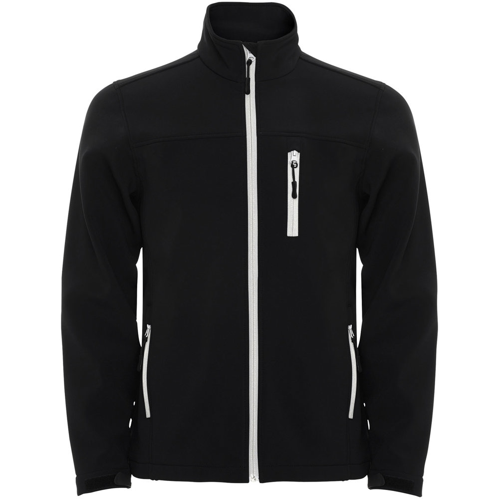 Antartida softshell herenjack - bedrukt of onbedrukt verkrijgbaar - Zwart