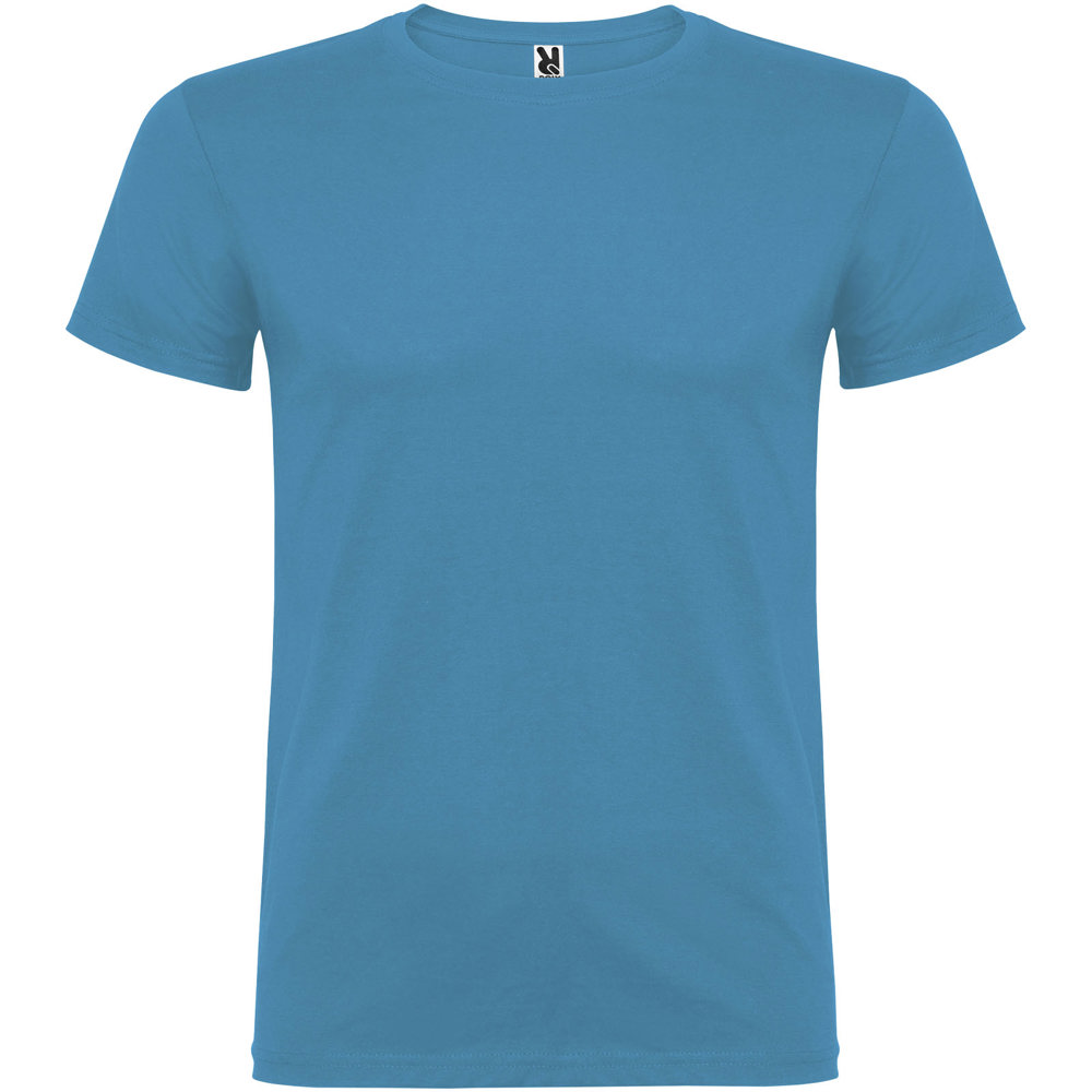 Beagle herenshirt met korte mouwen - met logo of onbedrukt bestellen - Turkoois