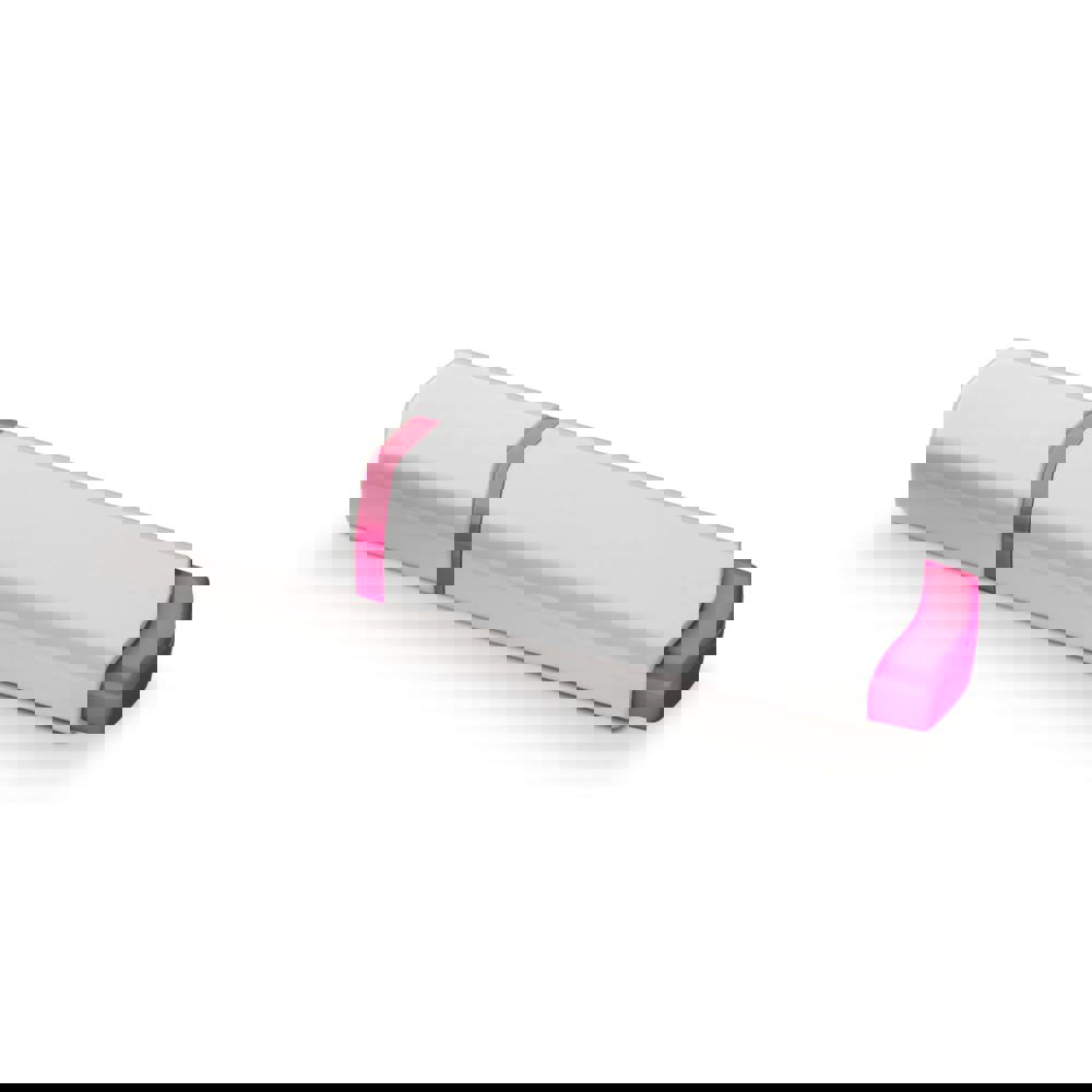 Tekstmarker - kopen of bedrukken - Wit / Roze