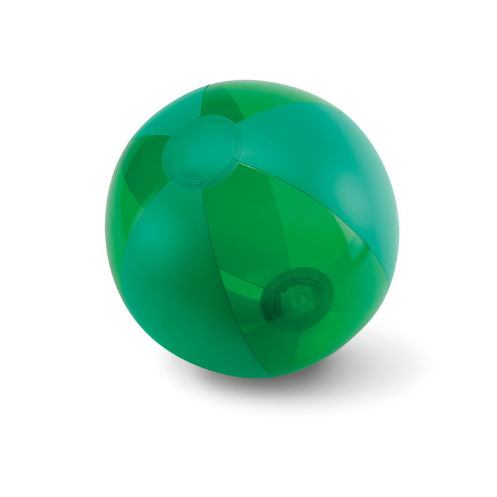 AQUATIME - Opblaasbare strandbal - voor bedrijven en relatiegeschenken - groen