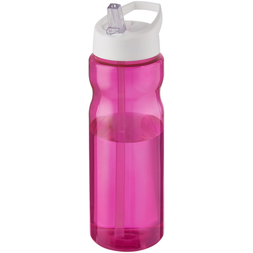 H2O Active® Base 650 ml bidon met fliptuitdeksel - met logo of onbedrukt bestellen - Magenta, Wit