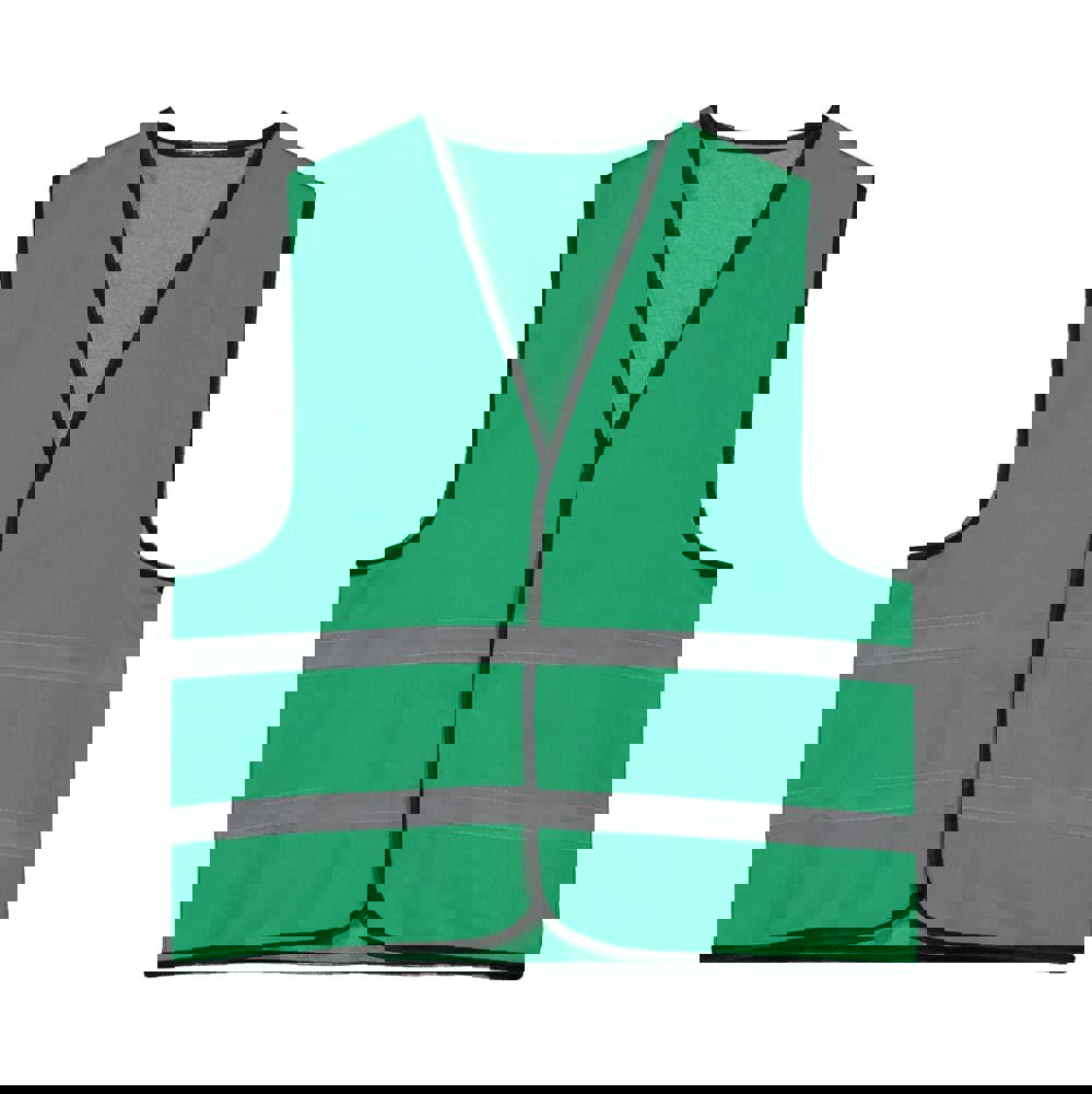 Kinder promovest reflecterend 6-12 jaar - met logo of onbedrukt bestellen - Flessengroen (PMS 348C) / Flessengroen