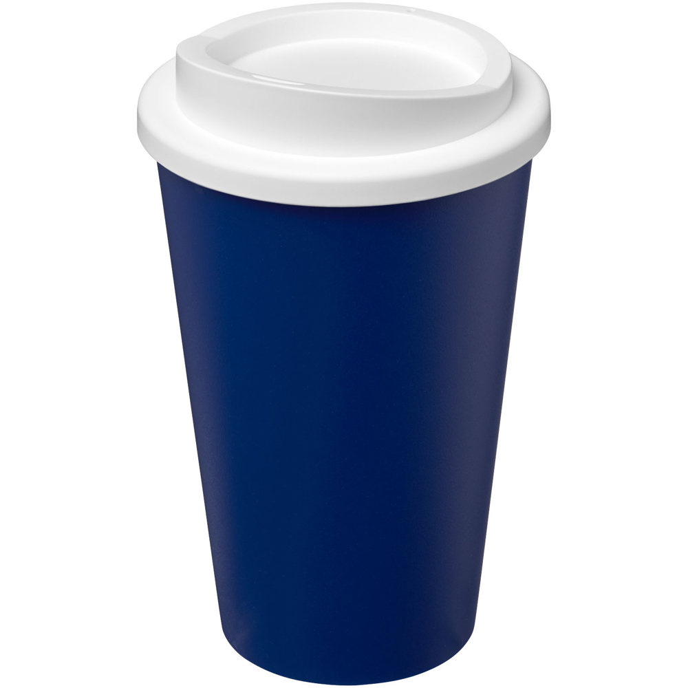 Americano® Eco 350 ml gerecyclede drinkbeker - kopen of bedrukken - Blauw, Wit