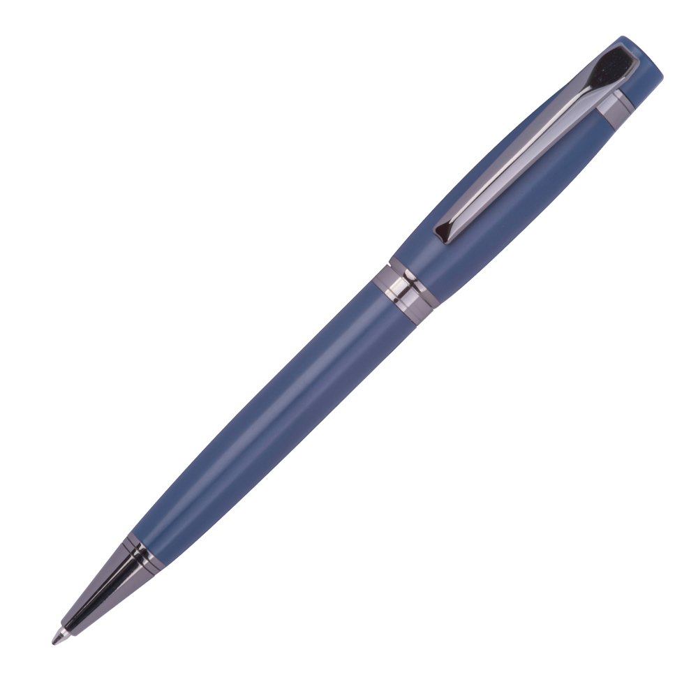 Mark Twain metalen balpen - donkerblauw