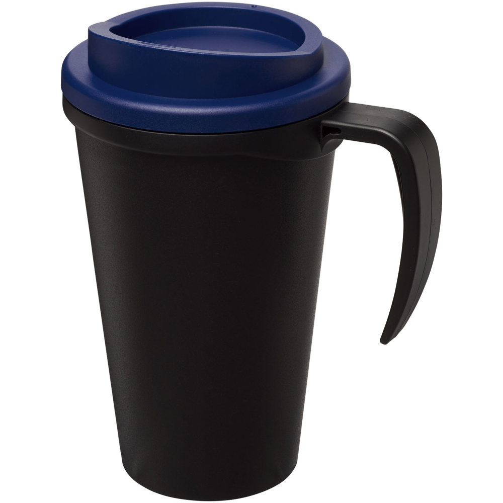 Americano® grande 350 ml geïsoleerde beker - bedrukt of onbedrukt verkrijgbaar - Zwart, Blauw