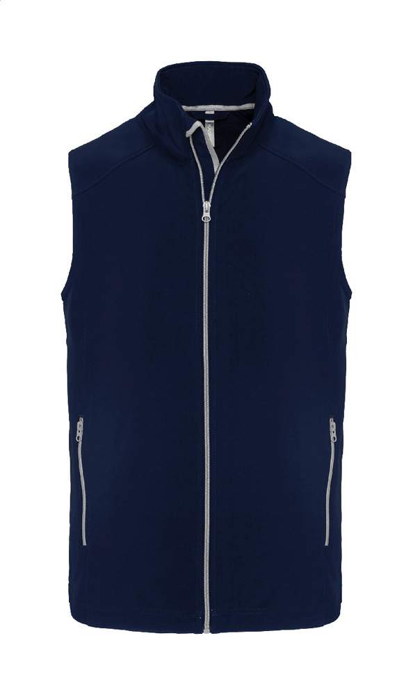 KA423 - 2-laags softshell bodywarmer vest - kopen of bedrukken - donker blauw