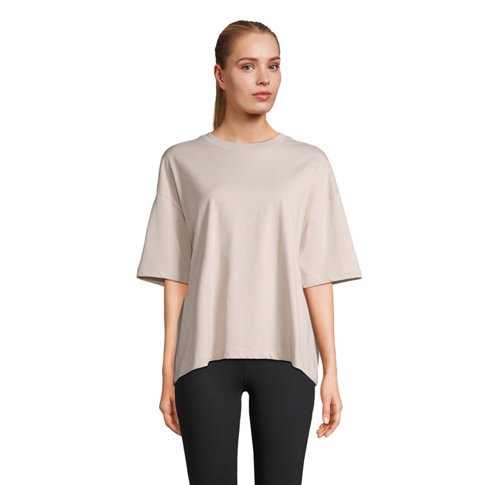 BOXY WOMEN - BOXY OVERSIZE T-SHIRT DAMES - kopen of bedrukken - Linen Twin