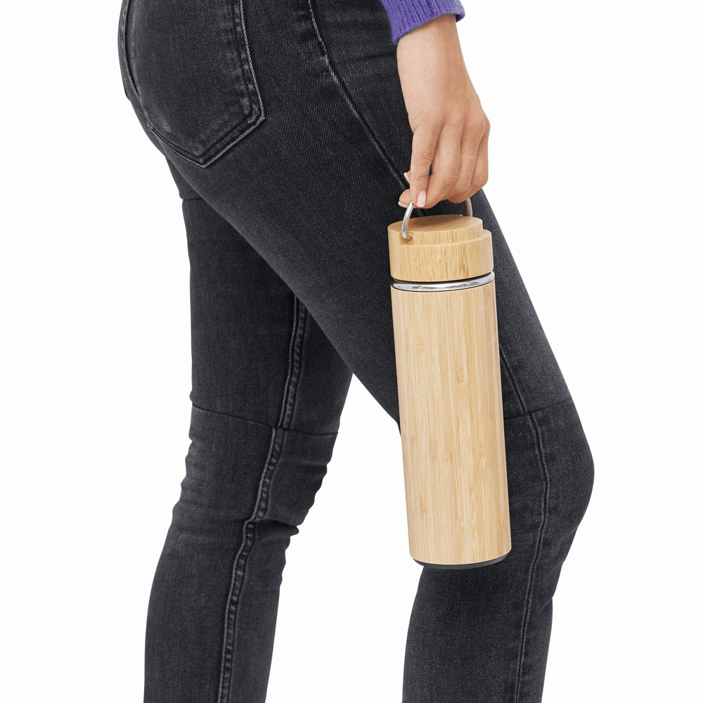 BAMBOO HOT - Isoleerfles - voor bedrijven en relatiegeschenken