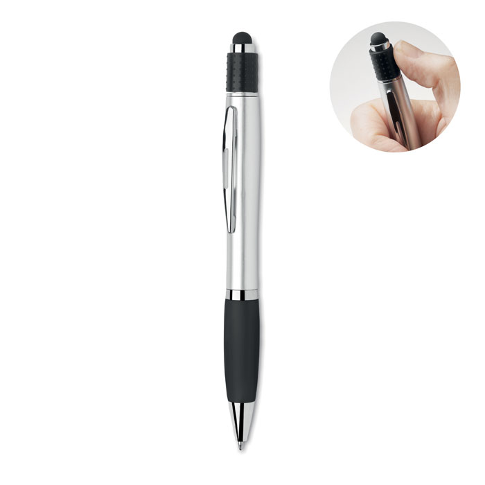 STY - Stylus spinner pen - met logo of onbedrukt bestellen - Zwart