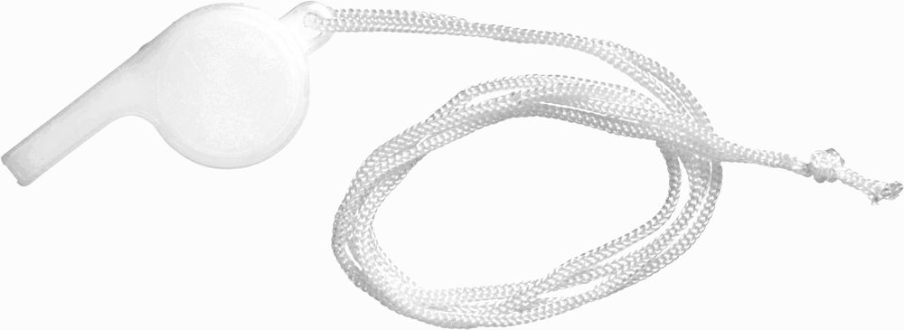 PS fluitje Josh - met logo of onbedrukt bestellen - Wit