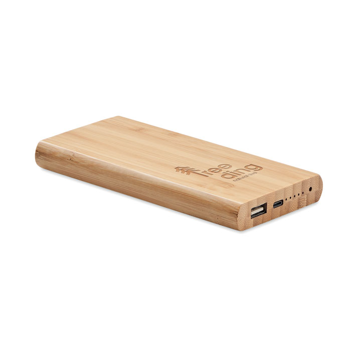 ARENA C - Bamboe powerbank 6000 mAh - kopen of bedrukken