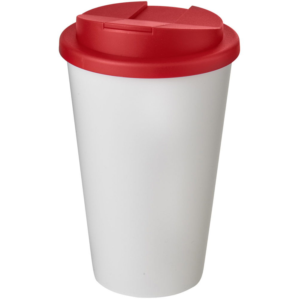 Americano® 350 ml geïsoleerde beker - kopen of bedrukken - Wit, Rood