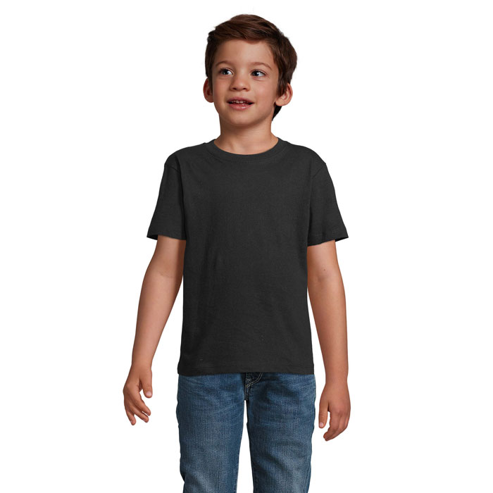 IMPERIAL KIDS - IMPERIAL kind t-shirt 190g - bedrukt of onbedrukt verkrijgbaar - Diep Zwart