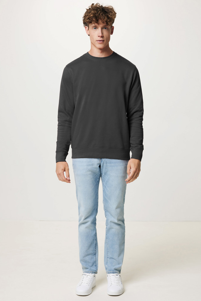 IQONIQ Etosha lichtgewicht gerecycled katoen sweater