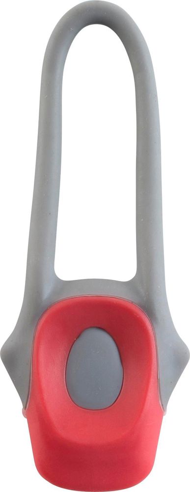 Kunststof en siliconen fietslampje Abigail - bedrukt of onbedrukt verkrijgbaar - Rood