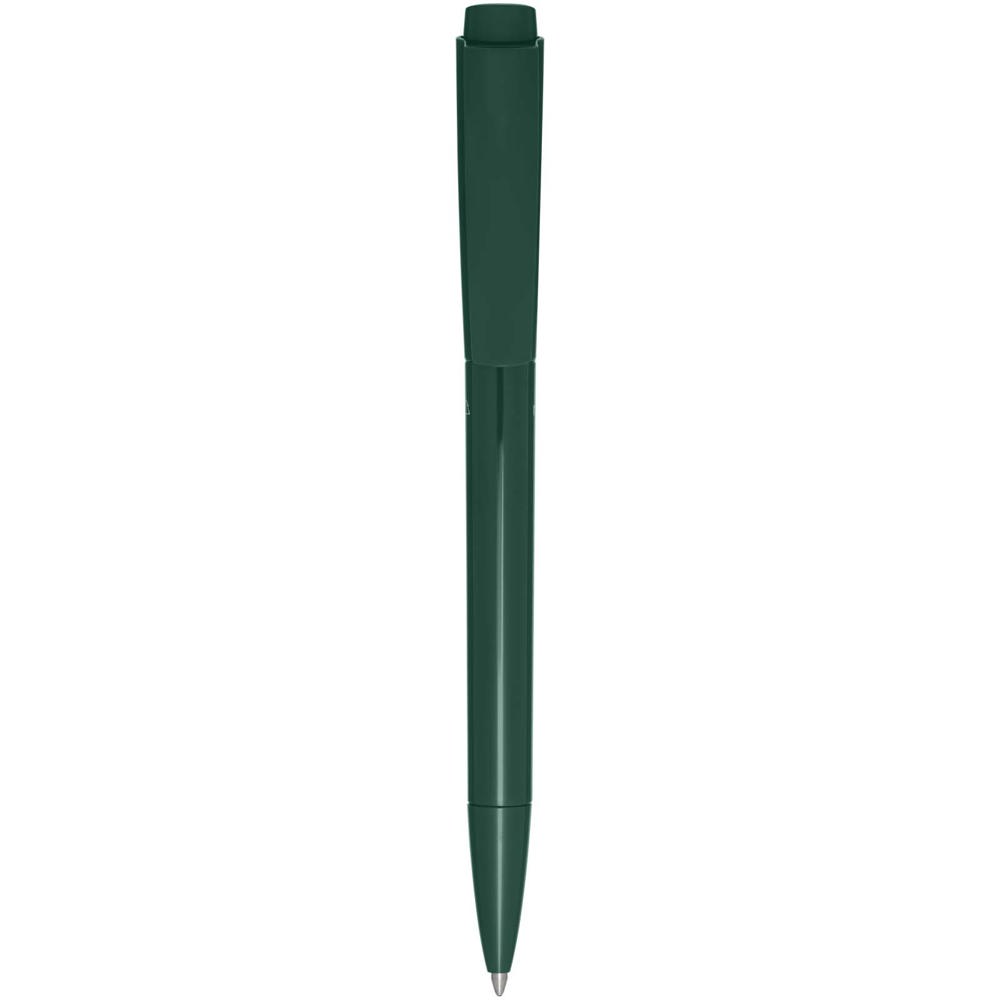 Martha balpen van gerecycled plastic (zwarte inkt) - met logo of onbedrukt bestellen - Bosgroen
