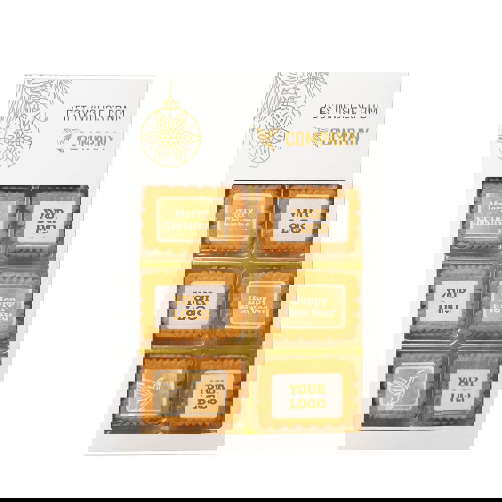 8 koekjes in een doosje - voor bedrijven en relatiegeschenken