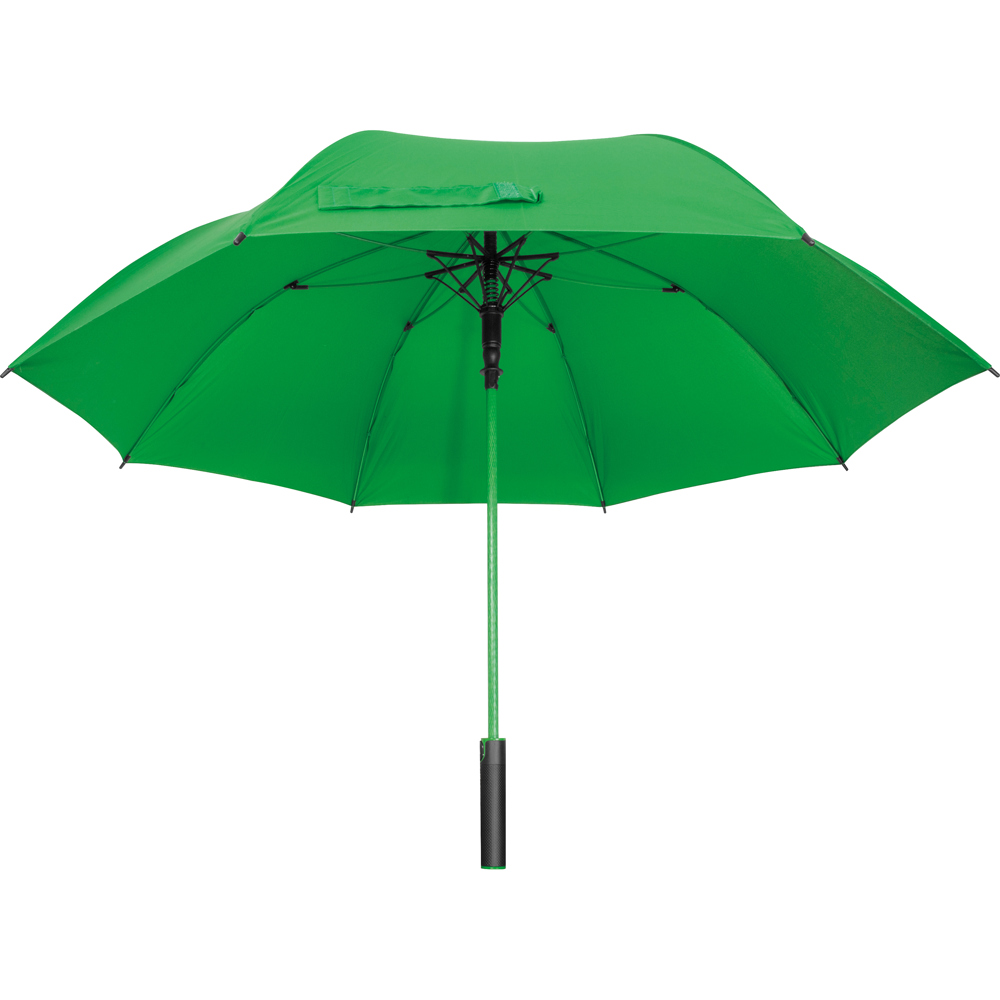 Wandelparaplu met ring aan het handvat - groen