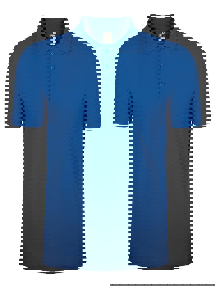 BS Evolution polo, 180 gr/m² - voor bedrijven en relatiegeschenken - Kobaltblauw (PMS 2145C)