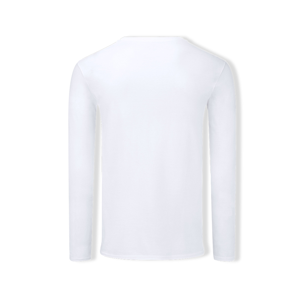 Wit T-Shirt Volwassene Iconic Long Sleeve T