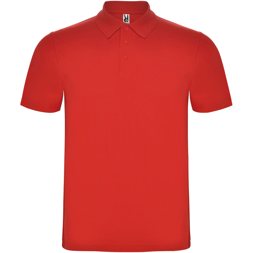 Austral unisex polo met korte mouwen - bedrukt of onbedrukt verkrijgbaar - Rood