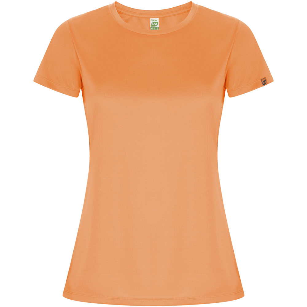 Imola sportshirt met korte mouwen voor dames - met logo of onbedrukt bestellen - Fluor oranje