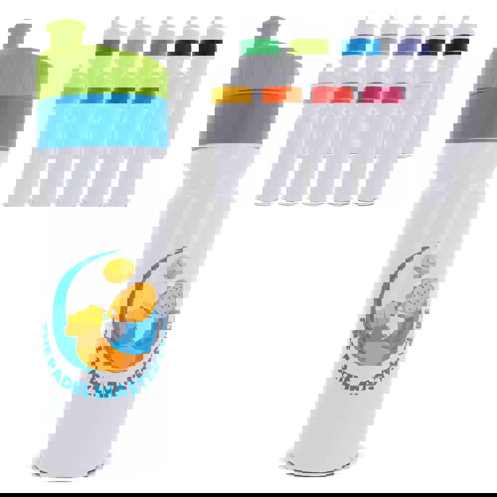 Sport bidon met rand 750ml - voor bedrijven en relatiegeschenken