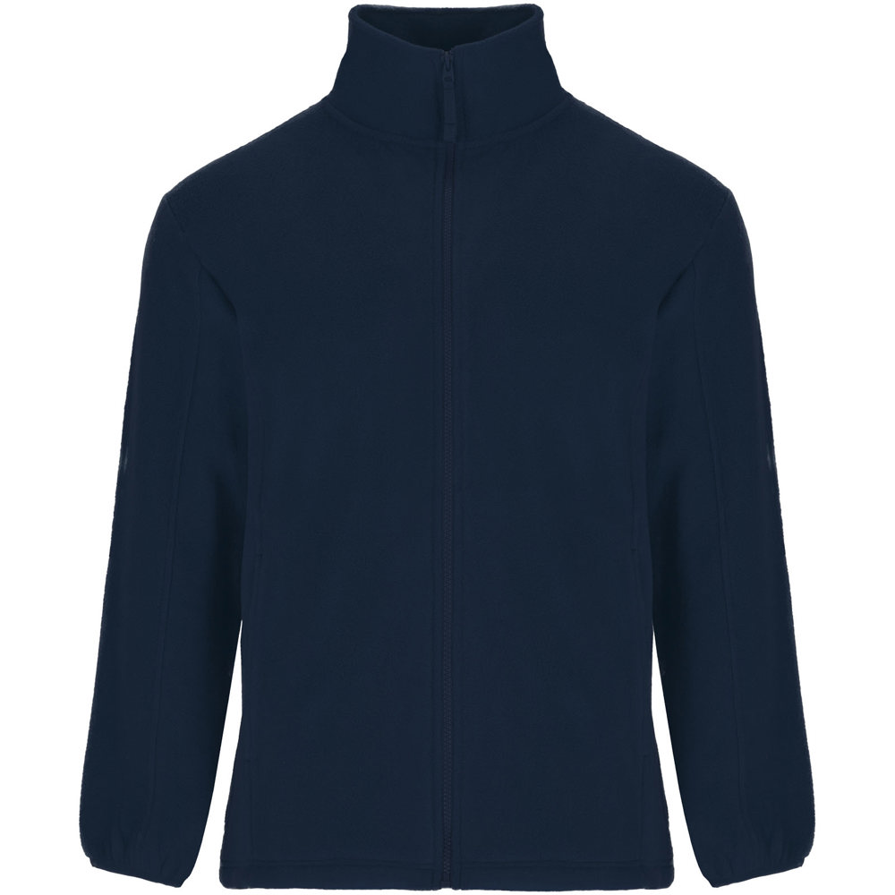 Artic fleece herenjack met volledige rits - voor bedrijven en relatiegeschenken - Marineblauw