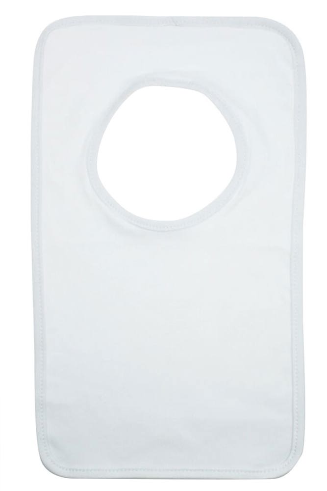 Baby slabbetje - kopen of bedrukken - Wit (WHITE) / Wit