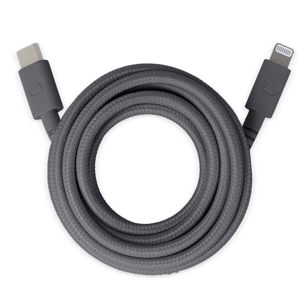2ULC200 | Fresh 'n Rebel USB-C to Apple Lightning kable 2.0m - met logo of onbedrukt bestellen - Donker Grijs