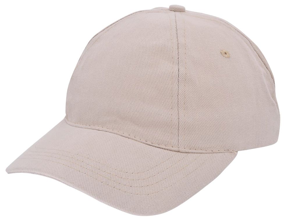 Brushed promo cap - met logo of onbedrukt bestellen - Naturel (Natural) / Naturel