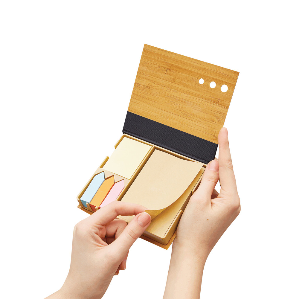 BAMBOO NOTE - Memobox - kopen of bedrukken