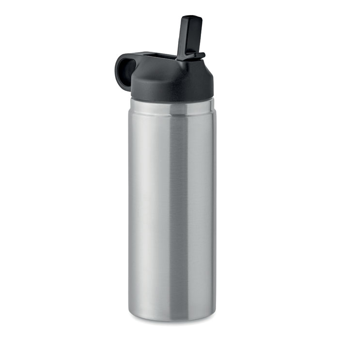 IVALO - Dubbelwandige fles 500 ml - kopen of bedrukken - Mat Zilver