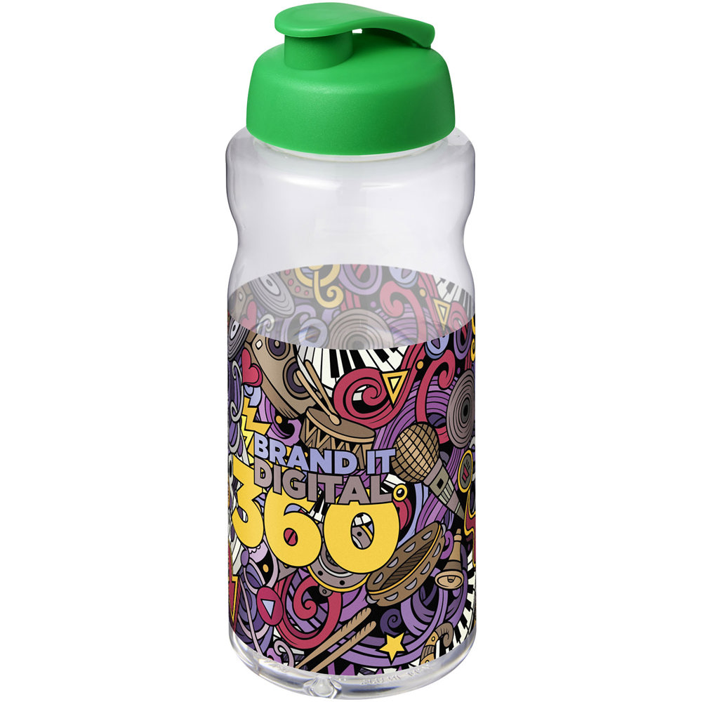 H2O Active® Big Base 1 l drinkfles met klapdeksel
