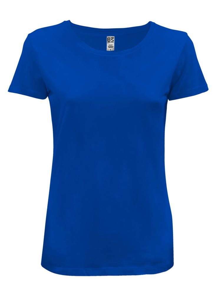 BS Evolution dames t-shirt, 150 gr/m² - bedrukt of onbedrukt verkrijgbaar - kobaltblauw