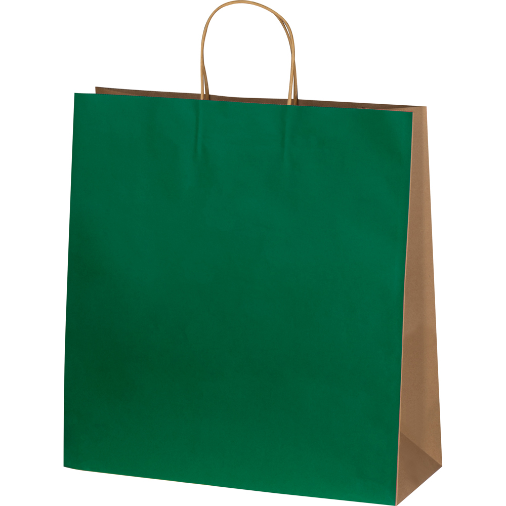 papieren tas, groot - kopen of bedrukken - groen