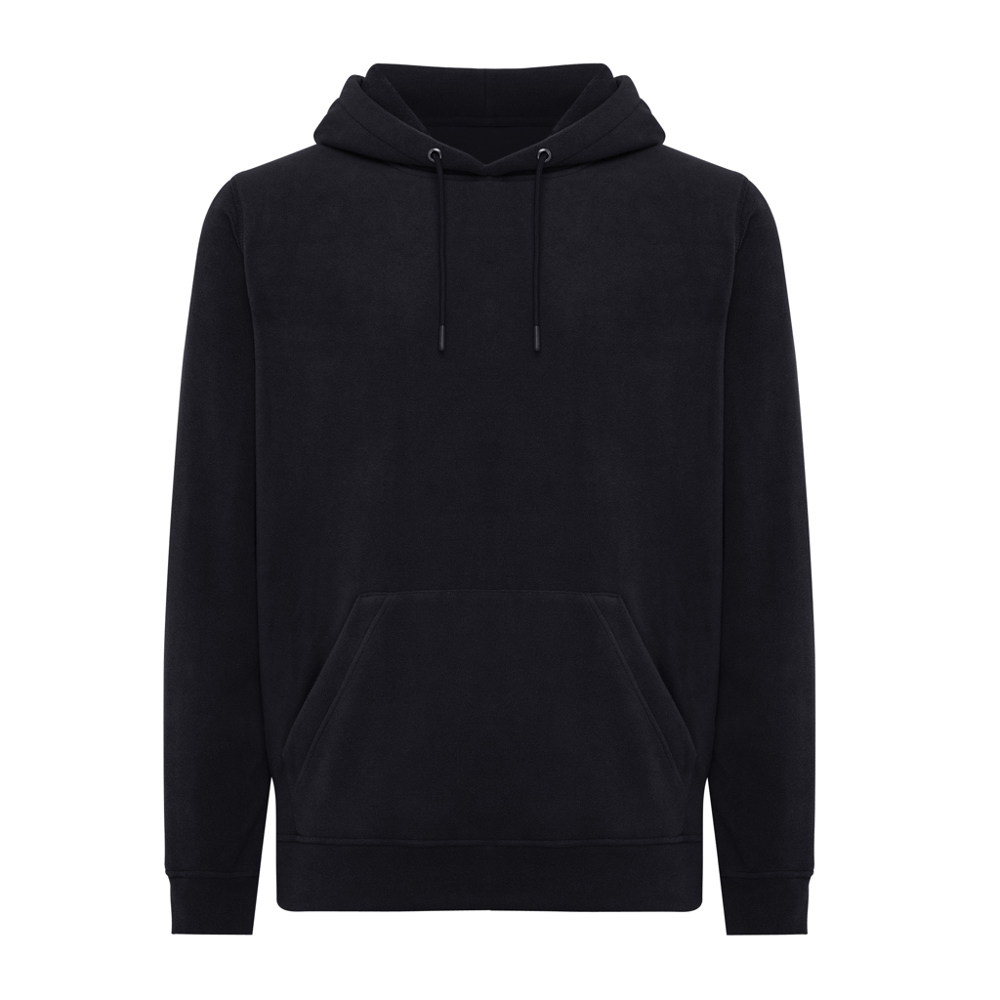 IQONIQ Trivor gerecycled polyester fleece hoodie - bedrukt of onbedrukt verkrijgbaar