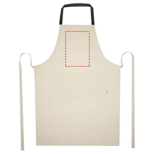 Nia schort van 200 g/m² gerecycled katoen