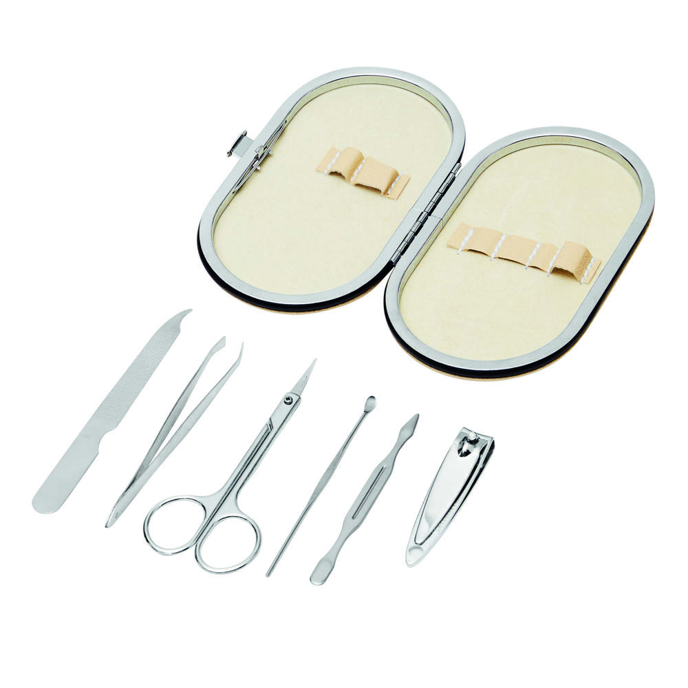 DENISE - 6 delig manicure set - bedrukt of onbedrukt verkrijgbaar - Beige