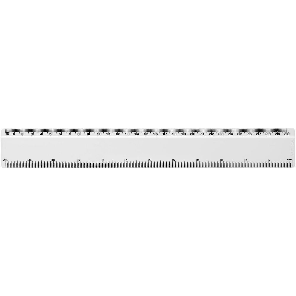 Refari liniaal van 30 cm van gerecycled plastic