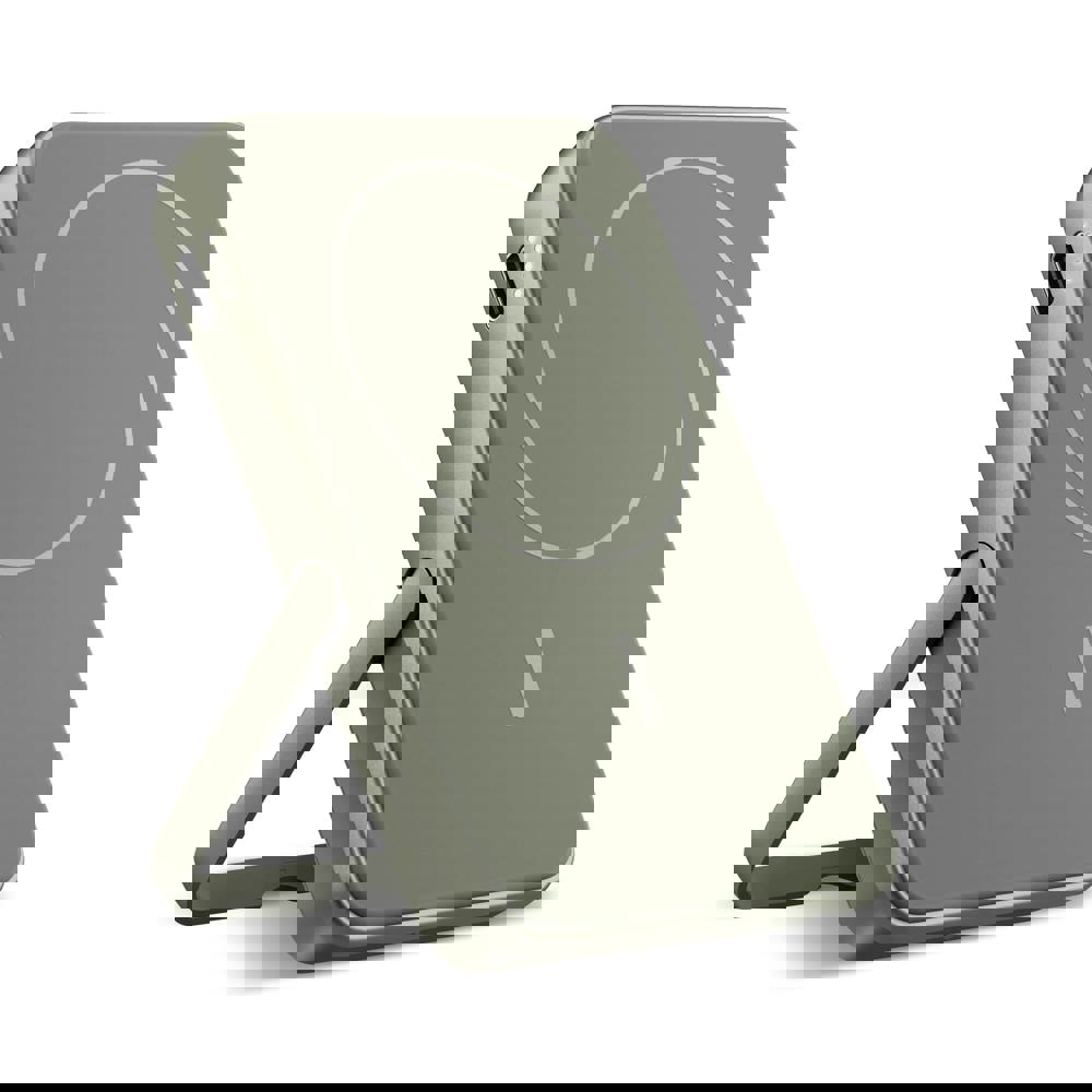 2PBM5000| Fresh 'n Rebel Geschikt voor MagSafe Draadloze Powerbank 5000mAh - voor bedrijven en - Dried Green