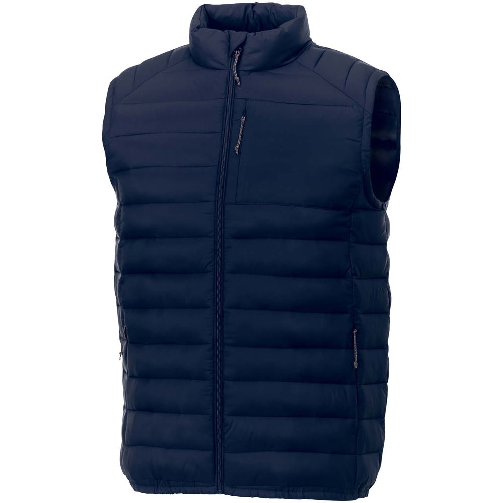 Pallas heren gerecycleerde geïsoleerde bodywarmer - met logo of onbedrukt bestellen - Marineblauw
