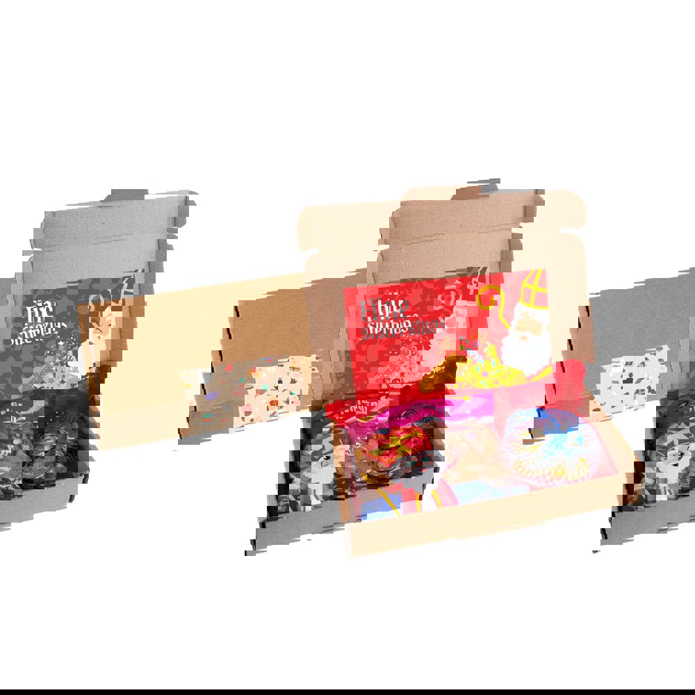 Sinterklaas brievenbusdoosje A6-5 | Strooisnoepje met Munten - bedrukt of onbedrukt verkrijgbaar