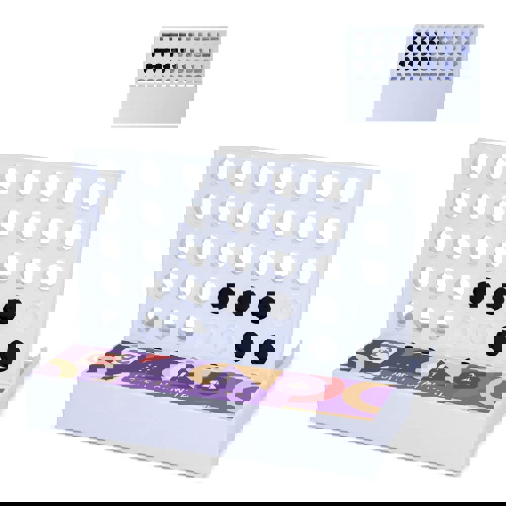 4 op een rij spel van gerecyclede materialen - bedrukt of onbedrukt verkrijgbaar