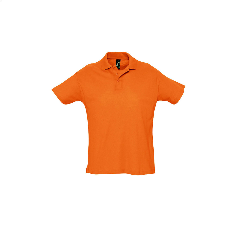 Summer II - pique, polo shirt - kopen of bedrukken - Oranje