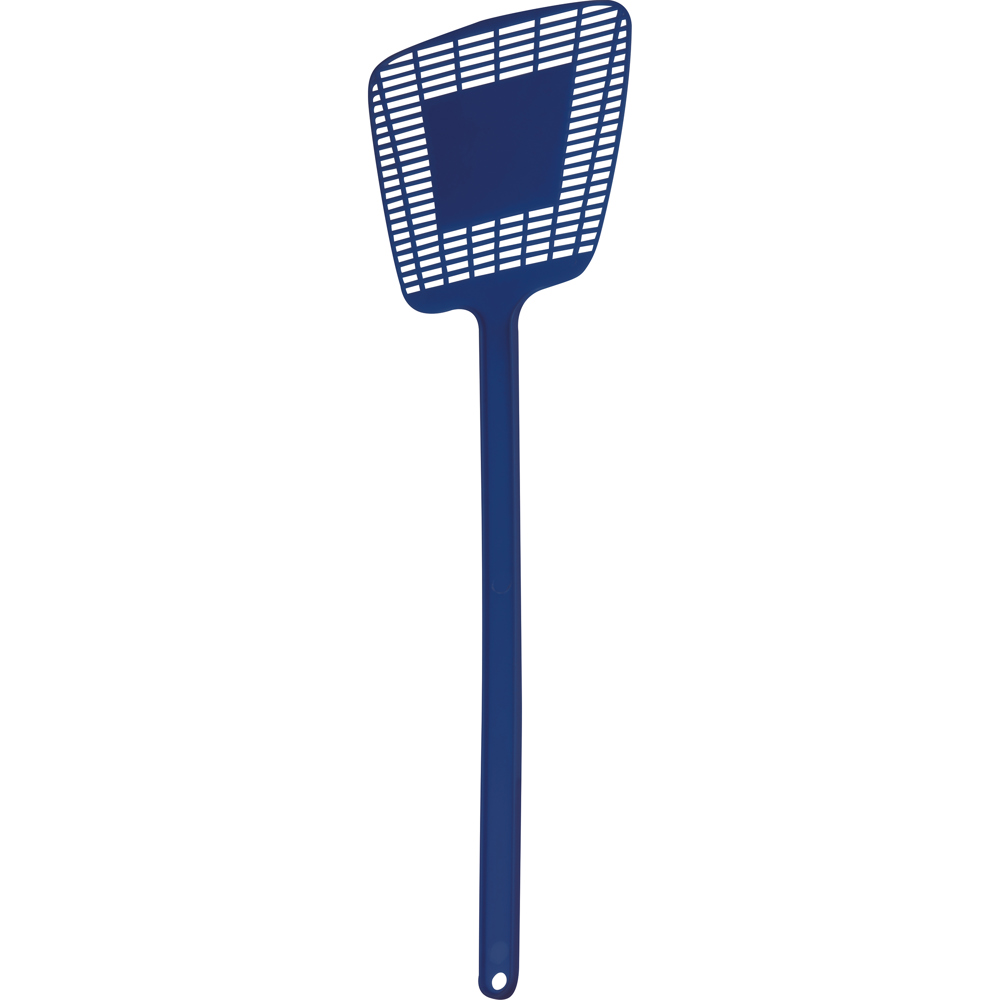 Vliegenmepper van kunststof - voor bedrijven en relatiegeschenken - Blauw