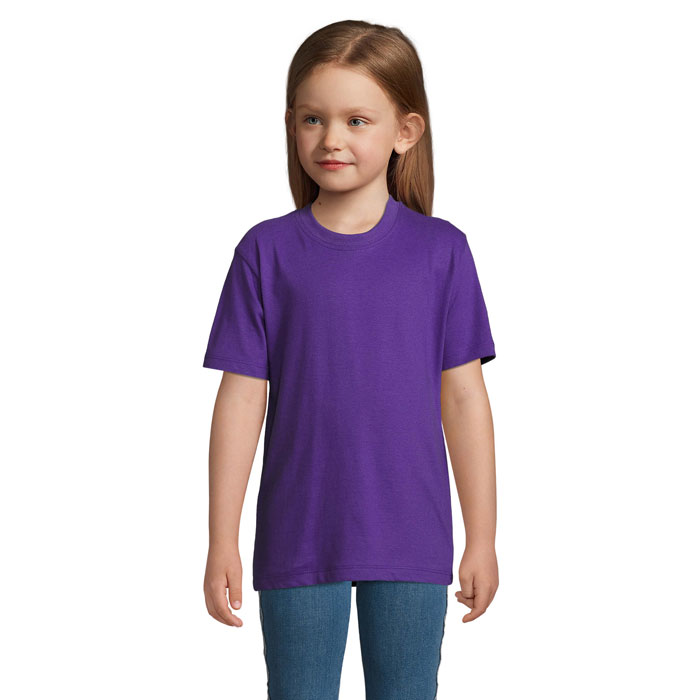 IMPERIAL KIDS - IMPERIAL kind t-shirt 190g - bedrukt of onbedrukt verkrijgbaar - Donker Paars