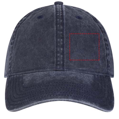 Grafton 6 panel gewassen cap