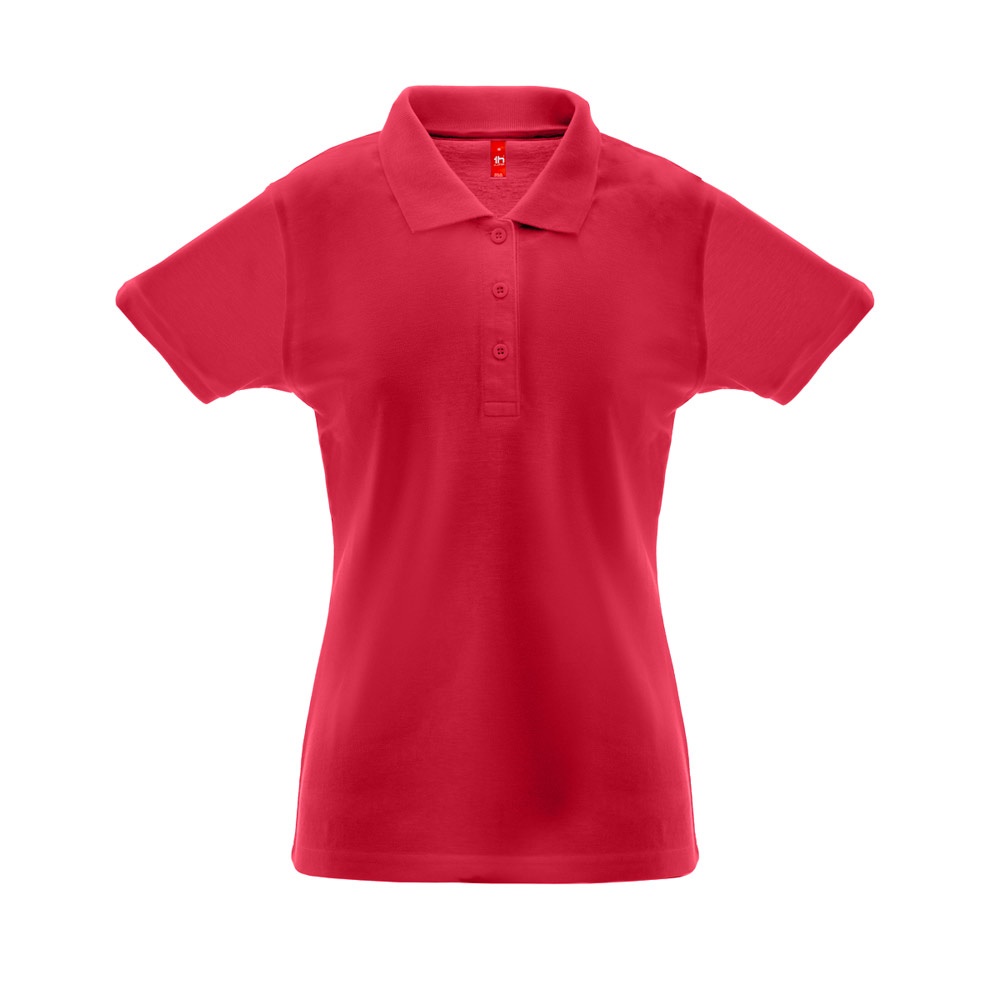 THC BERLIN WOMEN. Dames poloshirt - bedrukt of onbedrukt verkrijgbaar - Rood